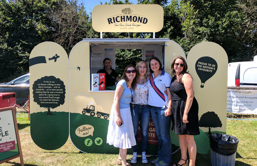 iMP provided product sampling pods and product sampling staff for Richmond Sausages Richmond Sausages - Product Sampling, Sampling Staff & Sampling Pod Hire