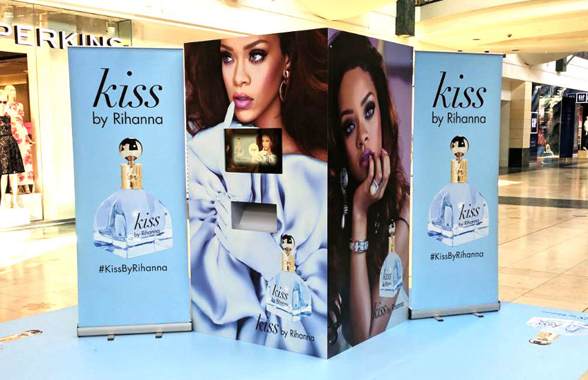 Kiss by Rihanna - Experiential Shopping Centre Installation