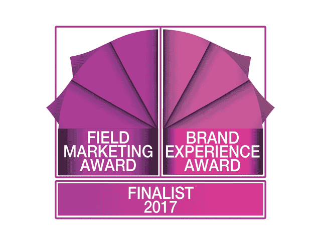 iMP was an FMBE finalist 2017 for Experiential, Product Sampling, Promo Staff, Promo Vehicle services FMBE Finalist 2017 - iMP