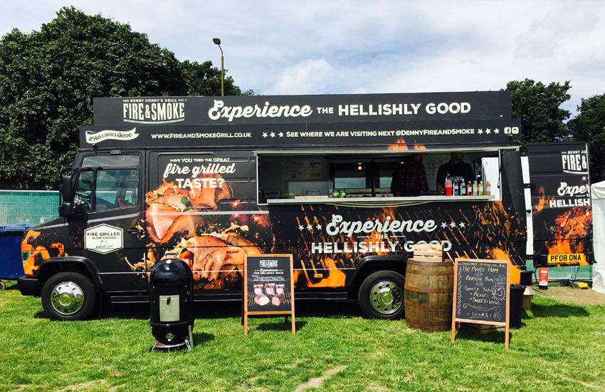iMP created an experiential sampling vehicle for the Fire & Smoke brand. iMP design, build and hire experiential and sampling promo vehicles.