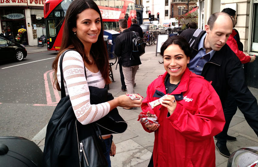 iMP provided product sampling staff to support an experiential marketing campaign for Kelloggs Kelloggs - Product Sampling, Experiential & Promo Staff