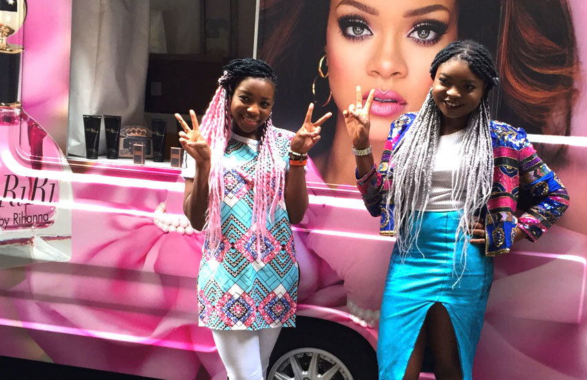 iMP provided a branded promo vehicle & promo staff to promote Rihanna RiRi Rihanna RiRi - Promo Vehicle, Experiential Marketing & Promo Staff