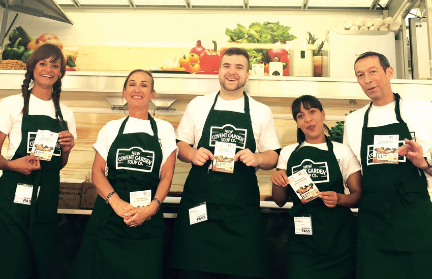 iMP provided product sampling staff to support an experiential marketing campaign for The Covent Garden Soup Co The Covent Garden Soup Co - Soup Sampling Experiential Campaign