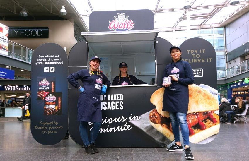 iMP provided product sampling pods and product sampling staff for Walls Walls - Product Sampling & Sampling Pod Hire