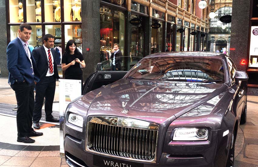 Experiential-Marketing-Staff-6 iMP supplied experiential marketing staff for the Rolls-Royce Wraith launch.