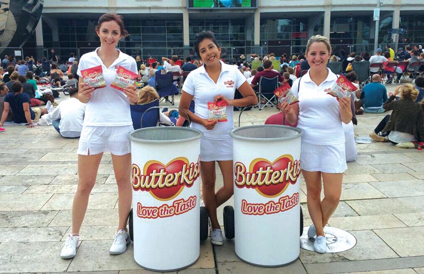 iMP managed a nationwide product sampling campaign and provided product sampling staff for Butterkist Consumer and shopper sample distribution campaign for Butterkist