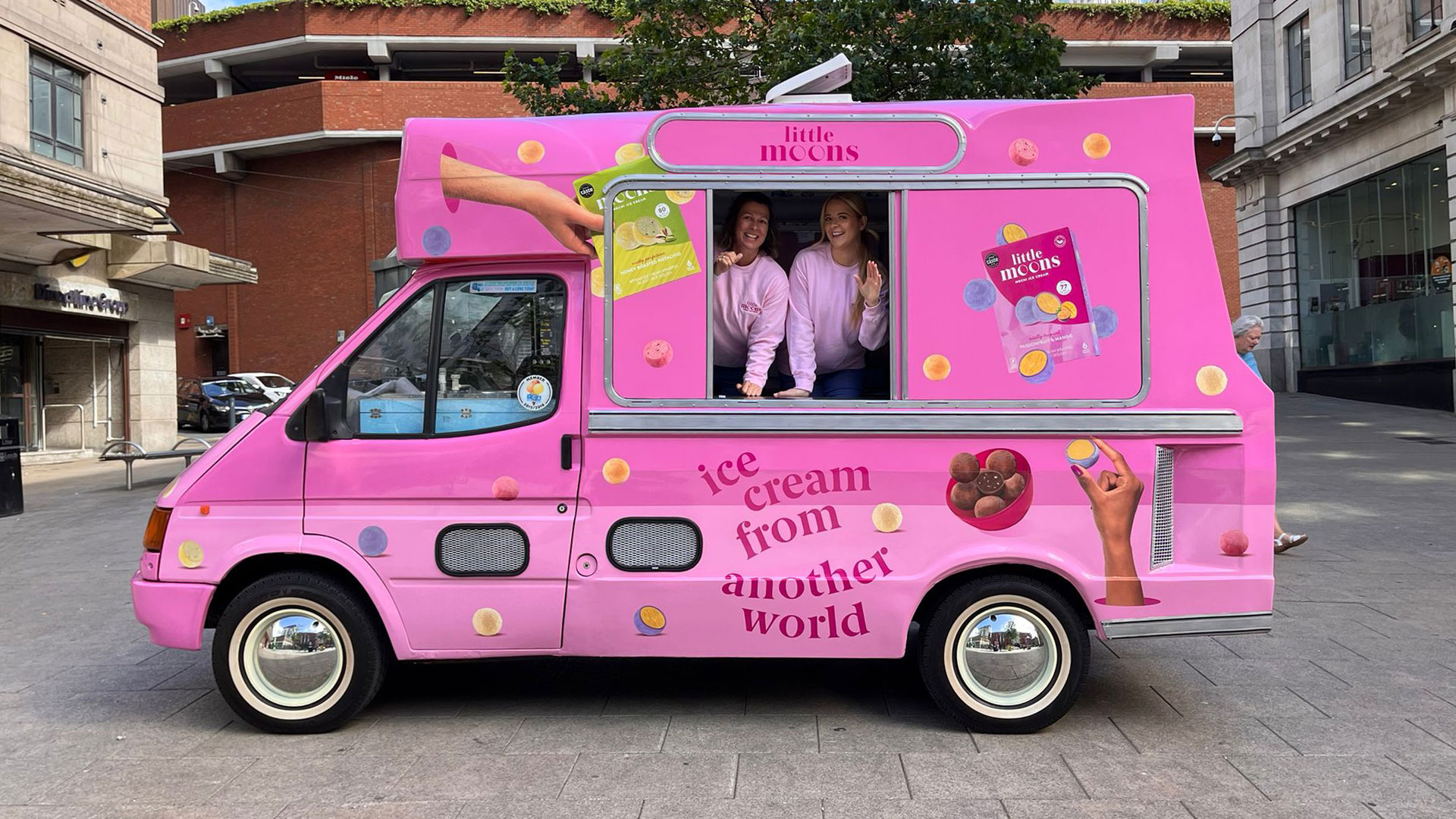 Eco-friendly ice cream van