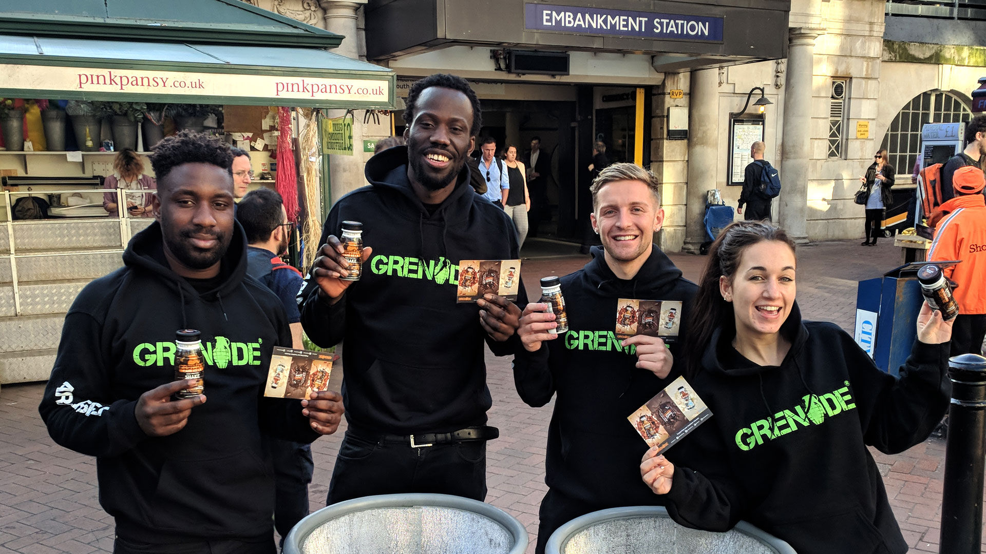 Tube station sampling