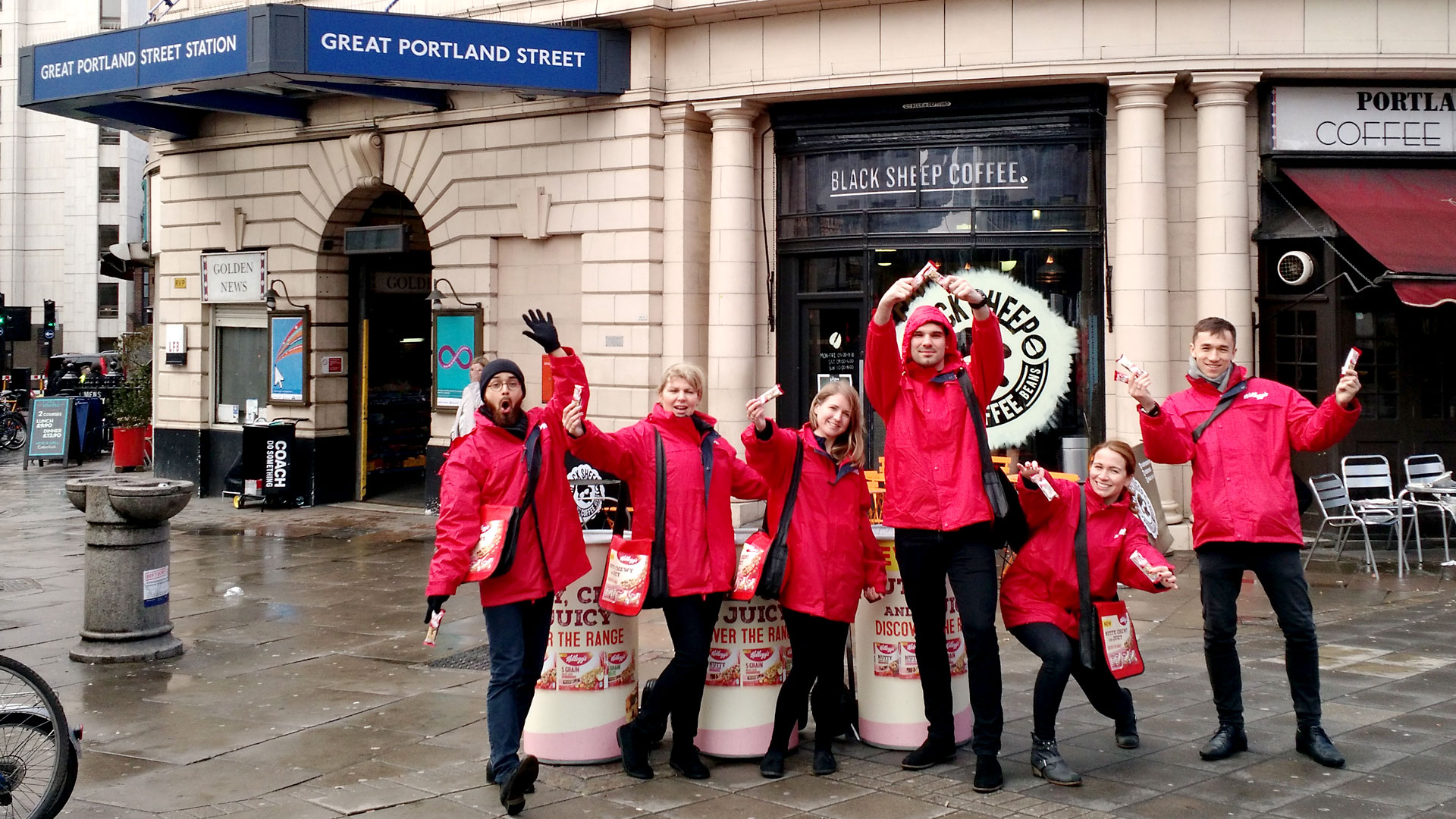 Sampling at tube stations