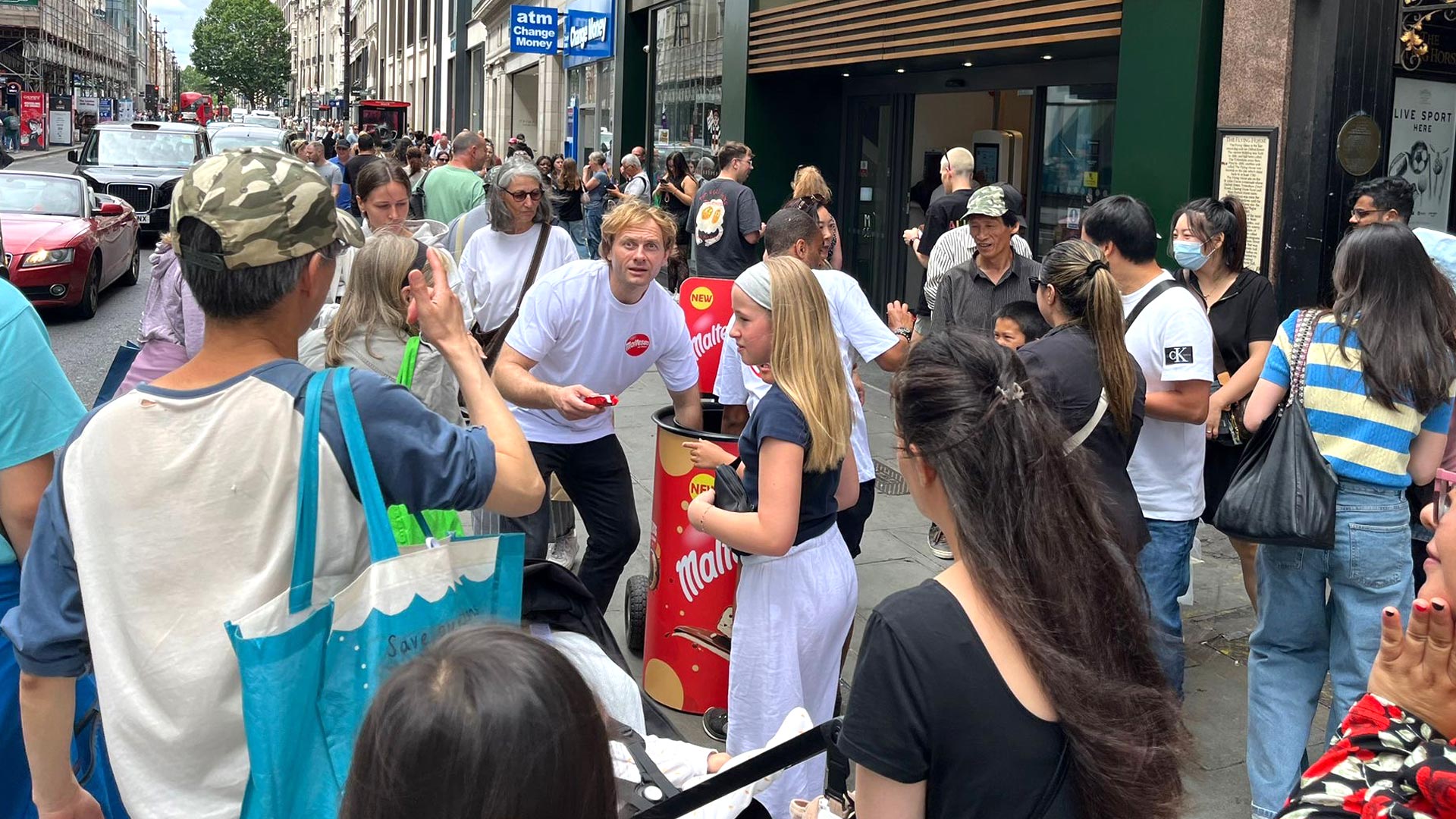 High volume sampling nationwide for Maltesers ice cream bars
