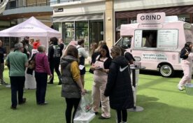 Coffee sampling activation in London