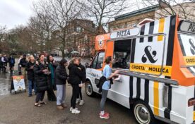Promotional space in city centres