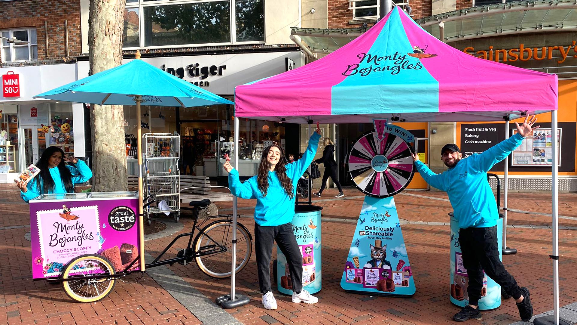Town centre sampling agency