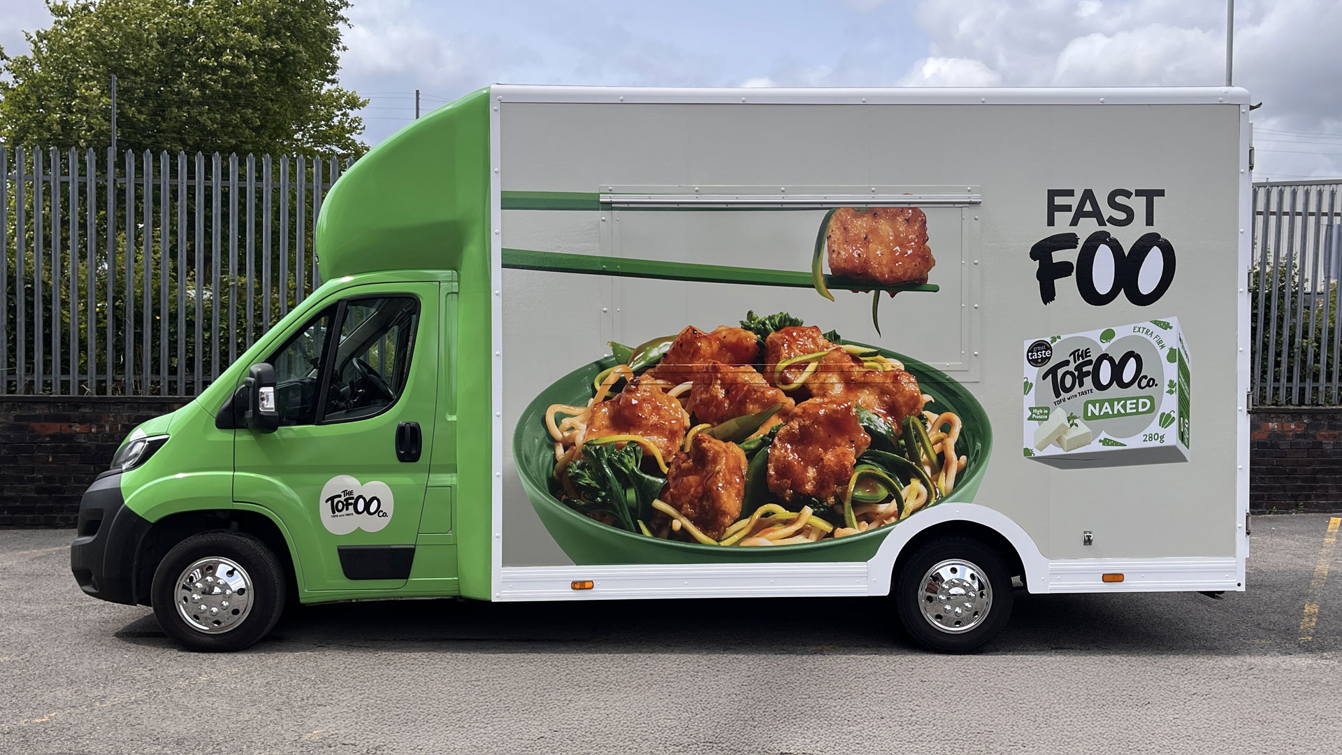 Our larger product sampling van for multi-purpose activations