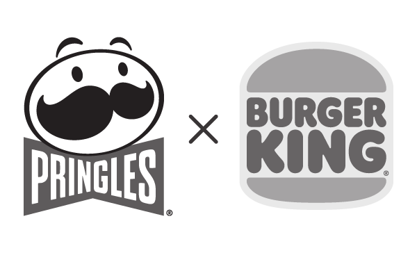 Pringles x Burger King collab logo