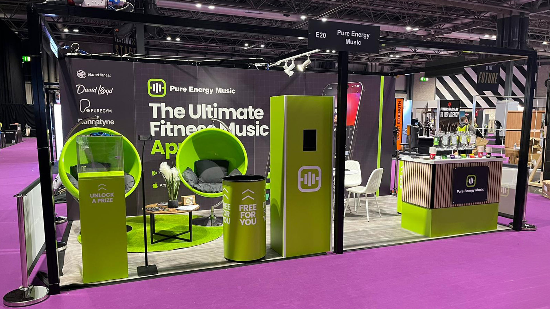Custom pop-up experience designed and built by iMP Experiential