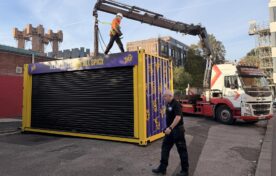 How to install a shipping container brand activation