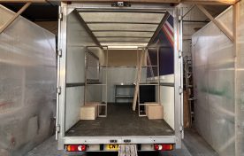 Interior fit out work for experiential exhibition van