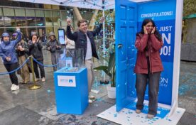 Winner of the Manchester pop up activation for Skipton Building Society