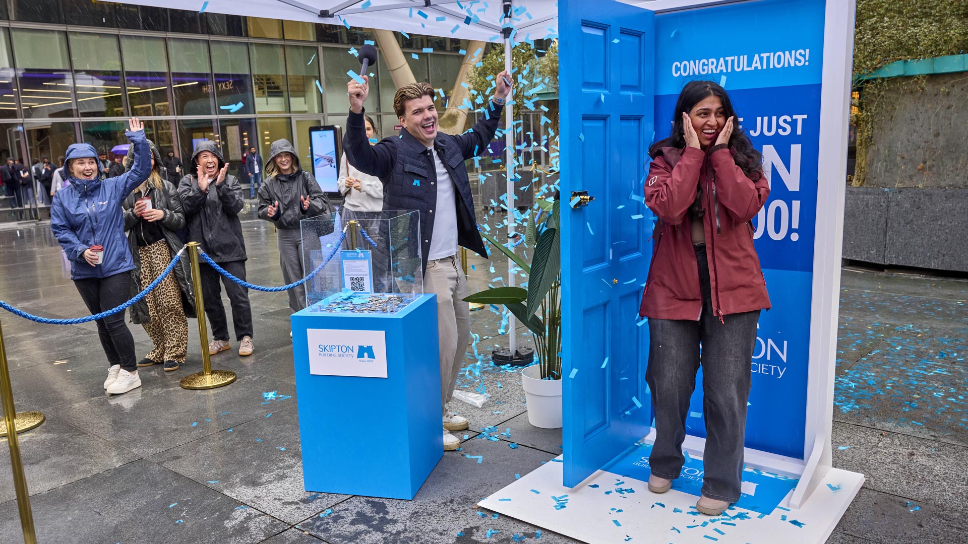 Winner of the Manchester pop up activation for Skipton Building Society