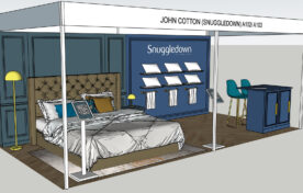 Design concept and 3D render for Sunggledown pop up